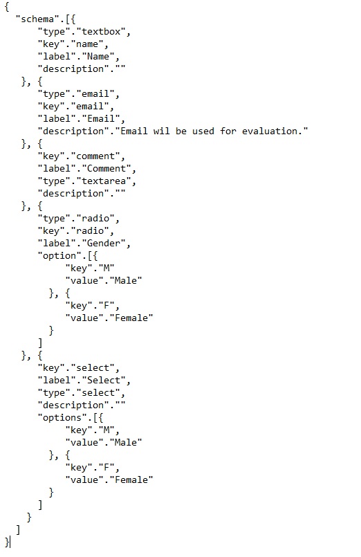 Template Form Builder From JSON Schema - MicroWorkers